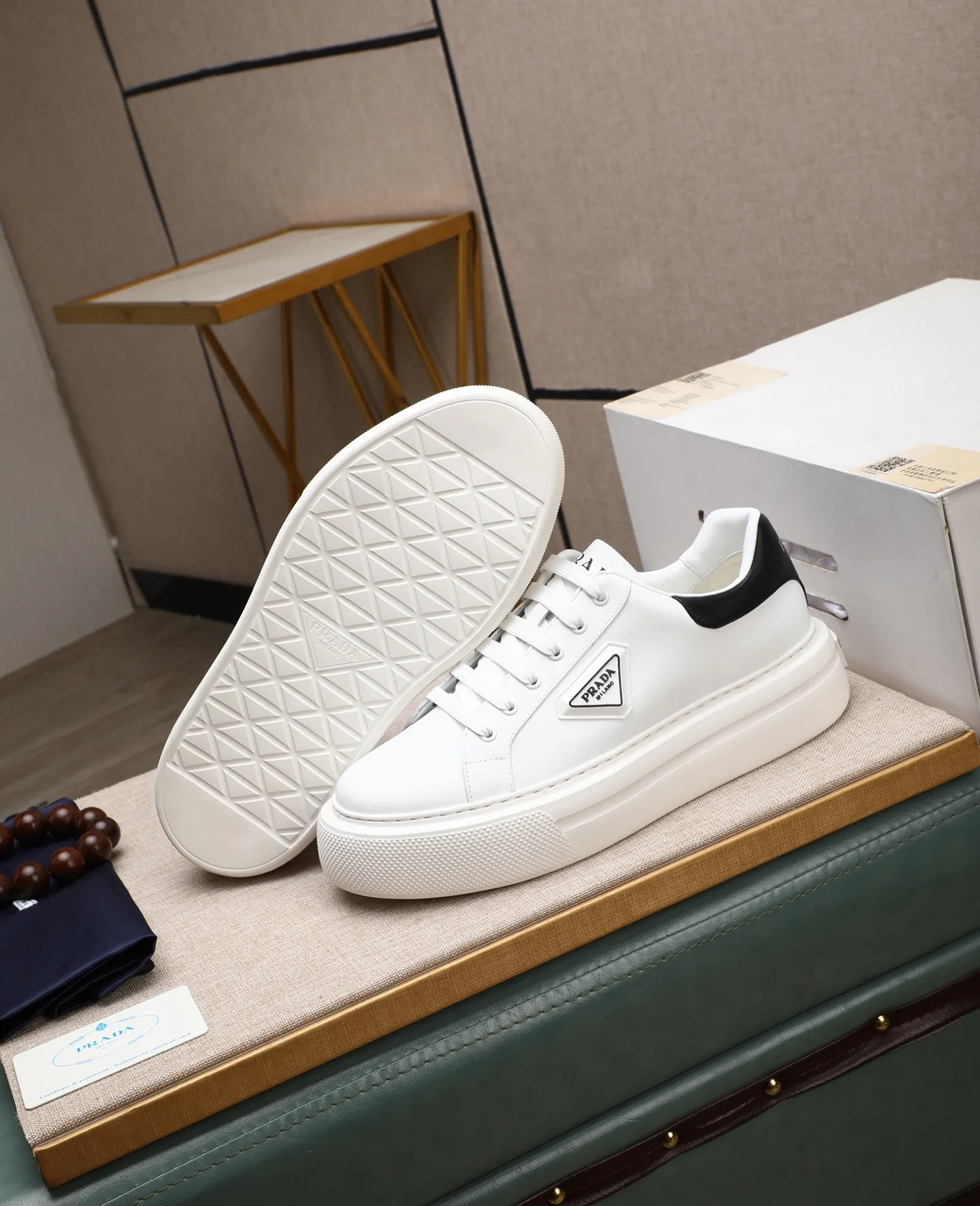 Men's shoes 💰580 [PRADA] Popular items in men's shoe counters, synchronized with the official website, high-quality shipments ✔️Original cowhide + cowhide lining, 1🆚1 replica, original original outsole, 38-45 (customized for 45, non-refundable)